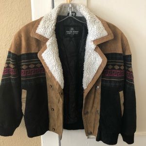 Oscar Piel Suede Leather Coat